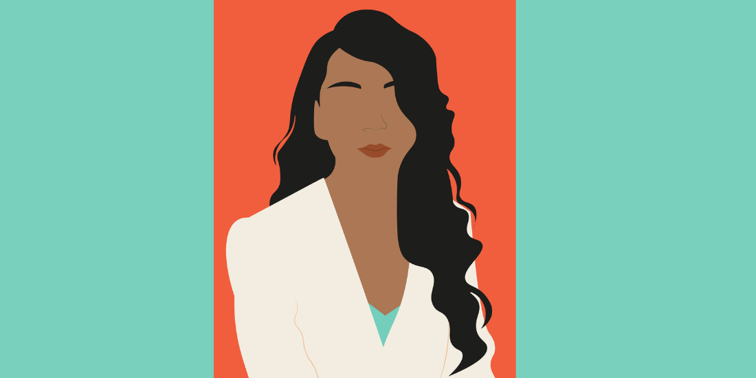 Illustration portrait minimaliste