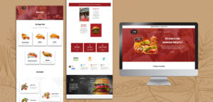 Site vitrine pour fast food