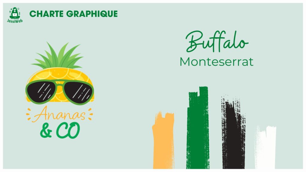 La charte graphique Ananas & Co.