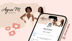 Gestion des réseaux sociaux  pour Agnes M Beauty