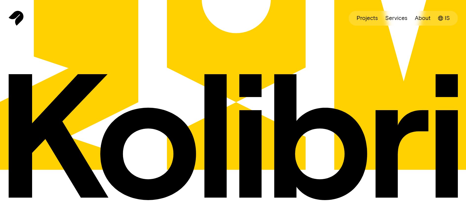 Site Kolibri UX design